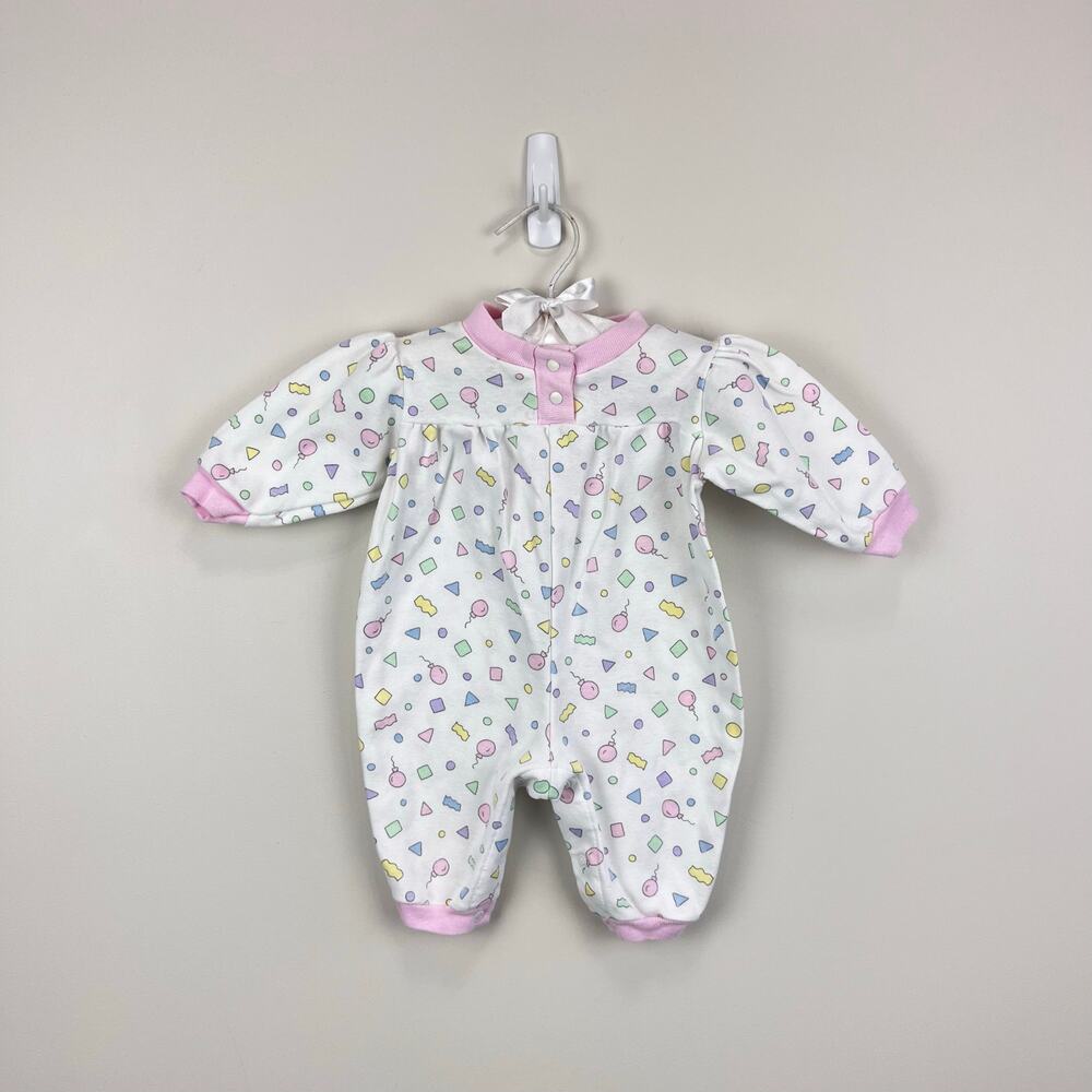 Fisher-Price Kidswear Pastel Confetti Coverall Romper Newborn USA